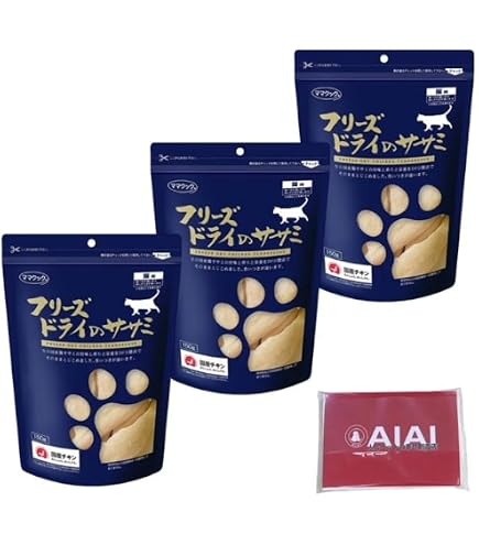 Amazon | ママクック フリーズドライのササミ 猫用 150g | ママクック